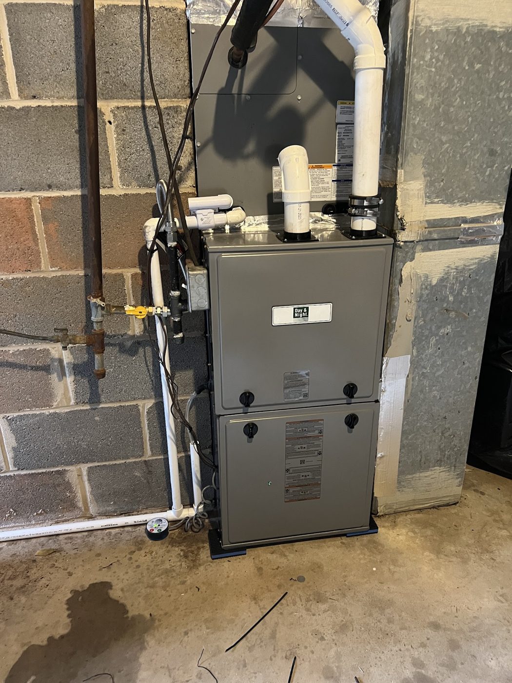 Furnace installed by Custom Chimney Heating & Air
